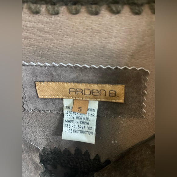 Vintage Long Belted Boho Cardigan Brown Wmn Size Small - Picture 7 of 7